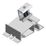 Fotovoltage - verbindings- en bevestigingselementen Van der Valk Front foot side